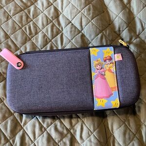 Nintendo Character Carrying Case - Gray and Pink